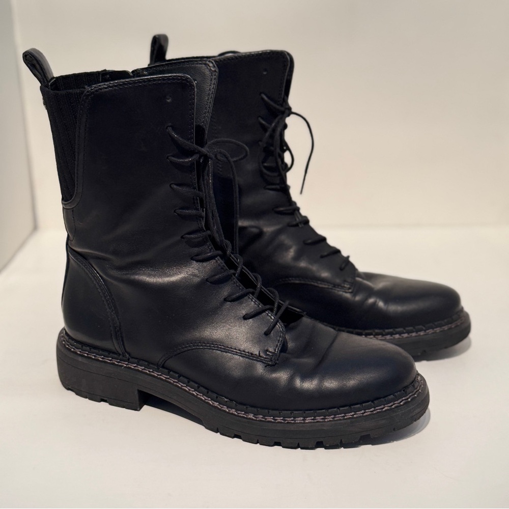 Sam Edelman Combat Style Mid-Calf Boot. Size 7.5 women’s.